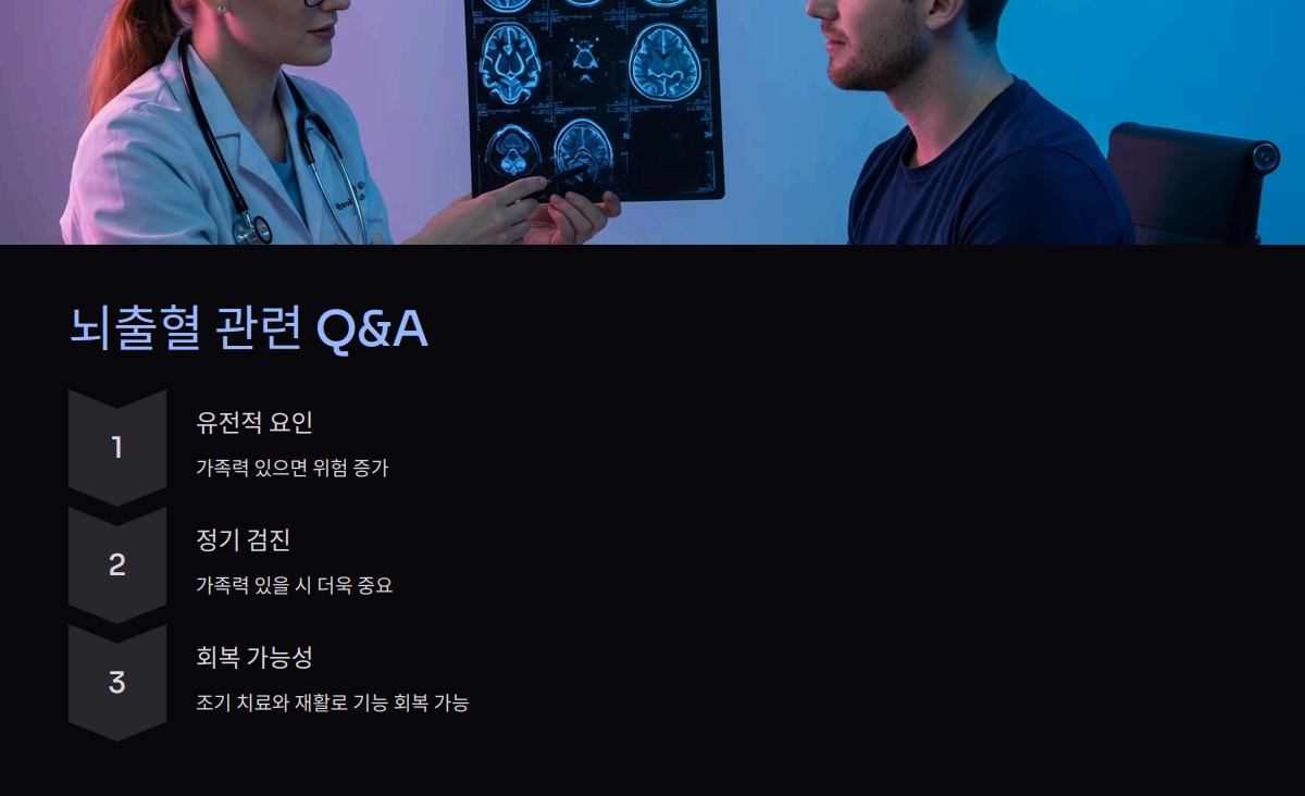 뇌출혈 자가 진단