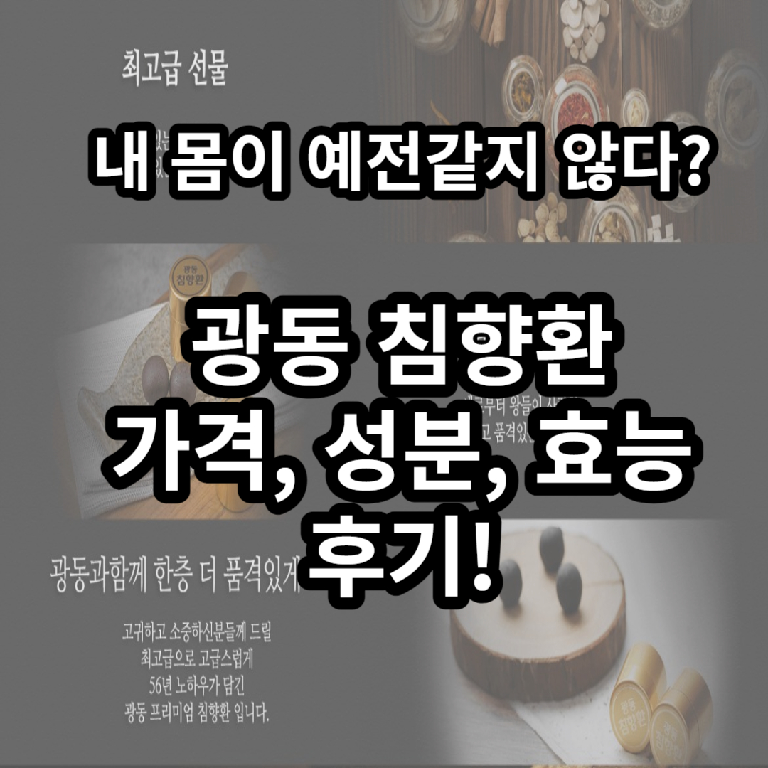 광동 침향환 후기 썸네일