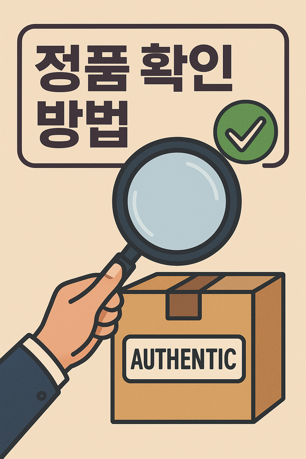 정품 확인 방법 관련 이미지