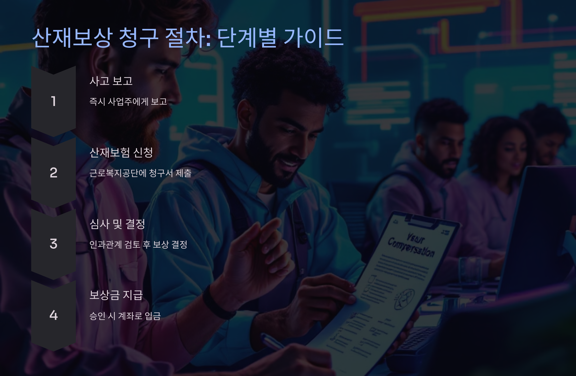 산재보상 청구 절차: 단계별 가이드 🏗️