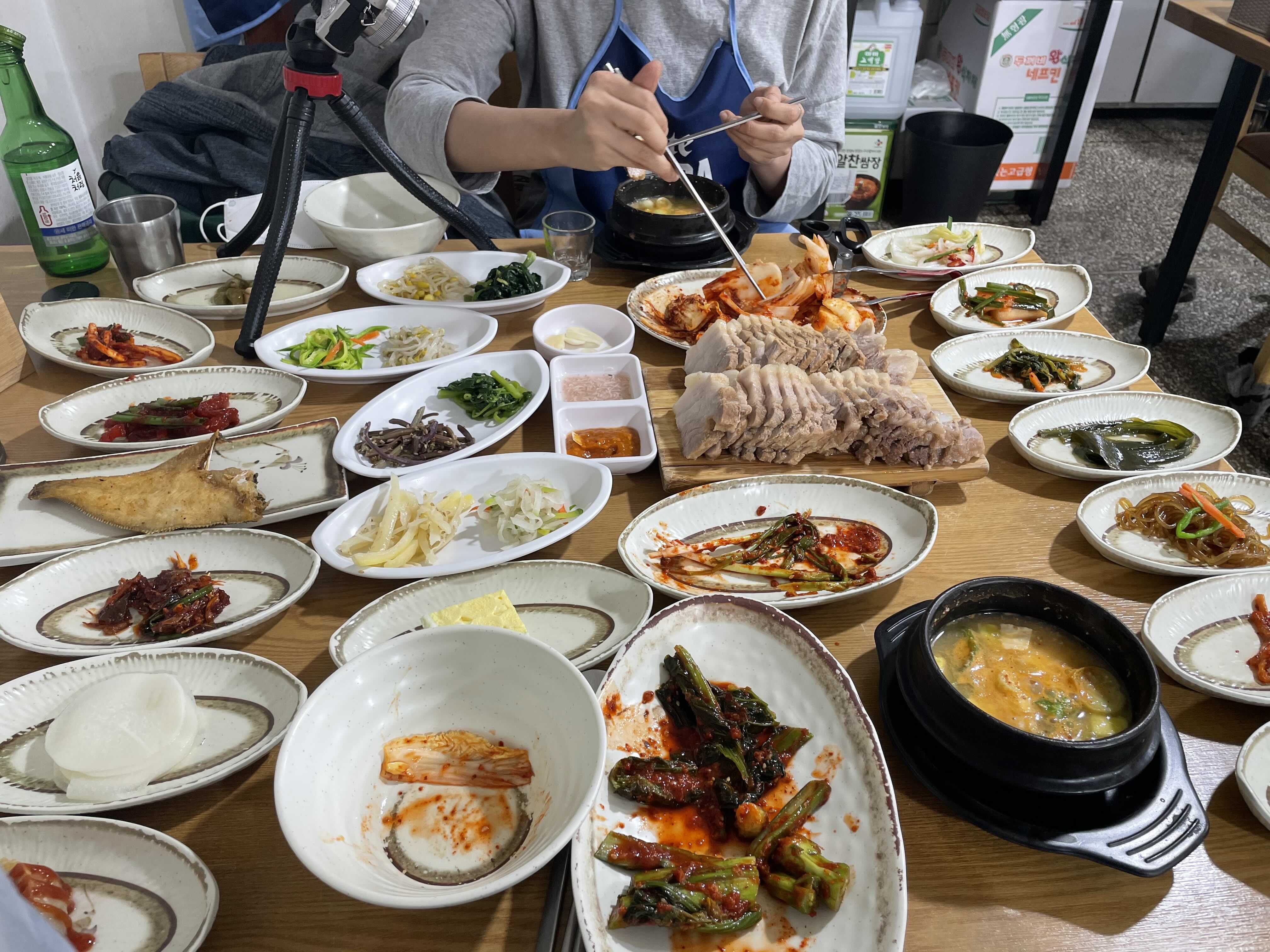 한상차림밥상 이미지