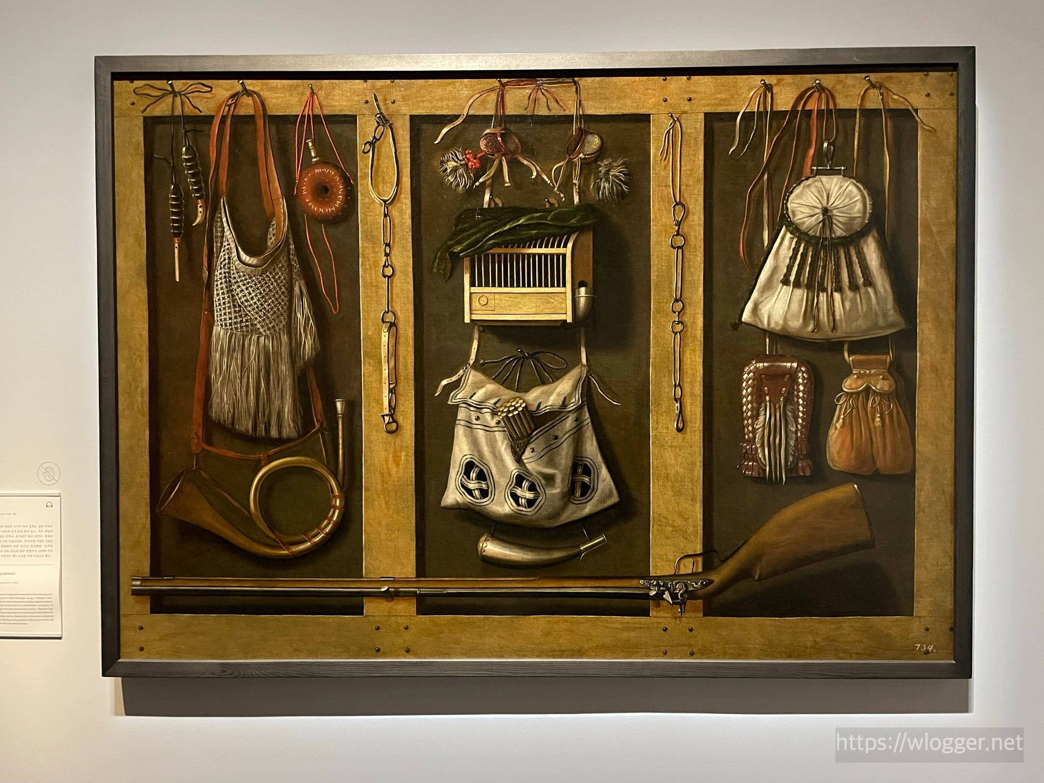 합스부르크 왕가 600년 ,  Trompe l'oeil 사냥 도구