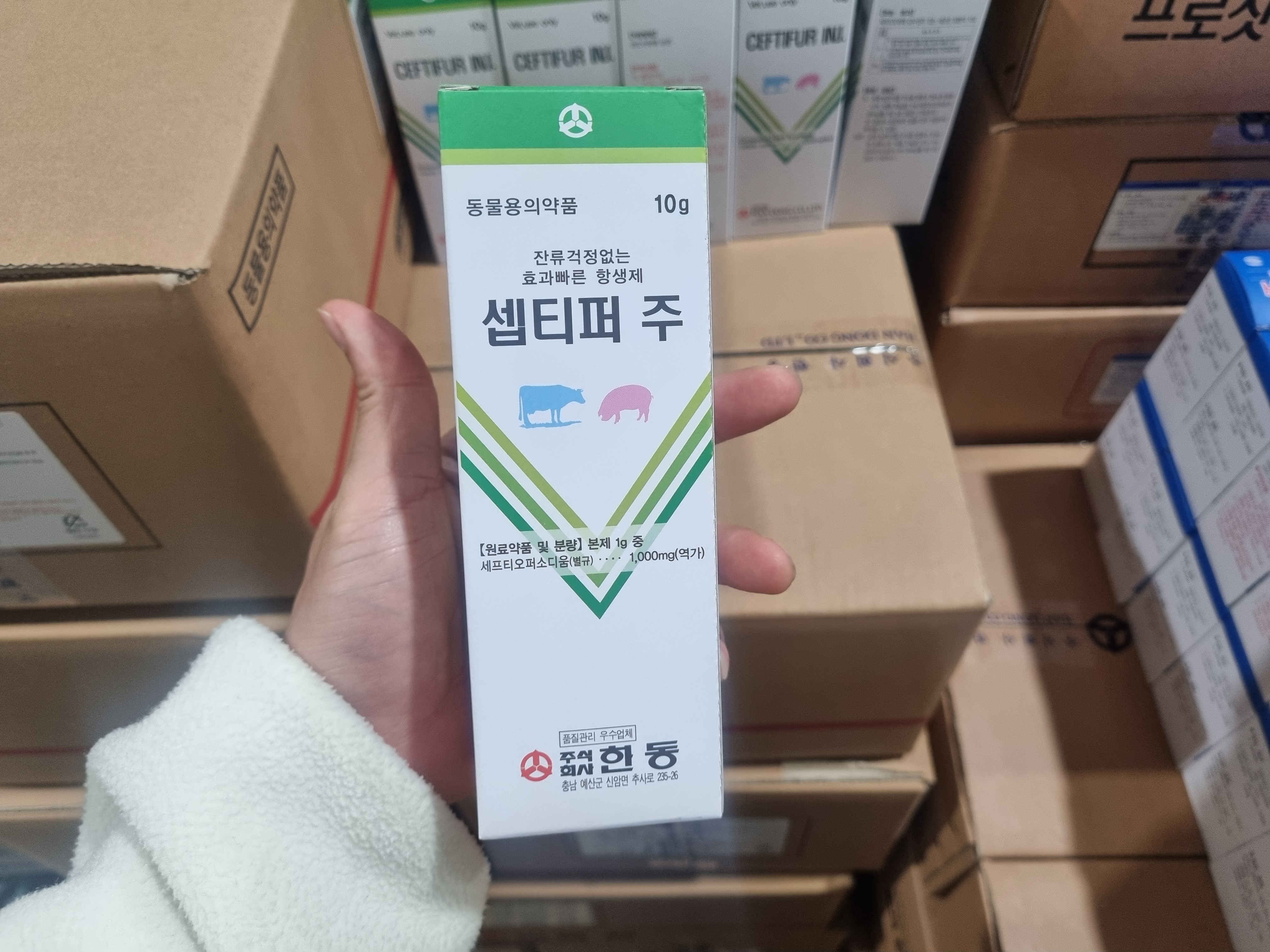  세프티오퍼 성분 항생제 한동 셉티퍼 10g