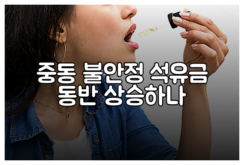 중동 불안정 석유금 동반 상승하나