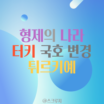  형제의나라 튀르키예 TURKIYE 왜 터키가 되었나? 그 어원과 지리에 담긴 역사를 알아보자!!