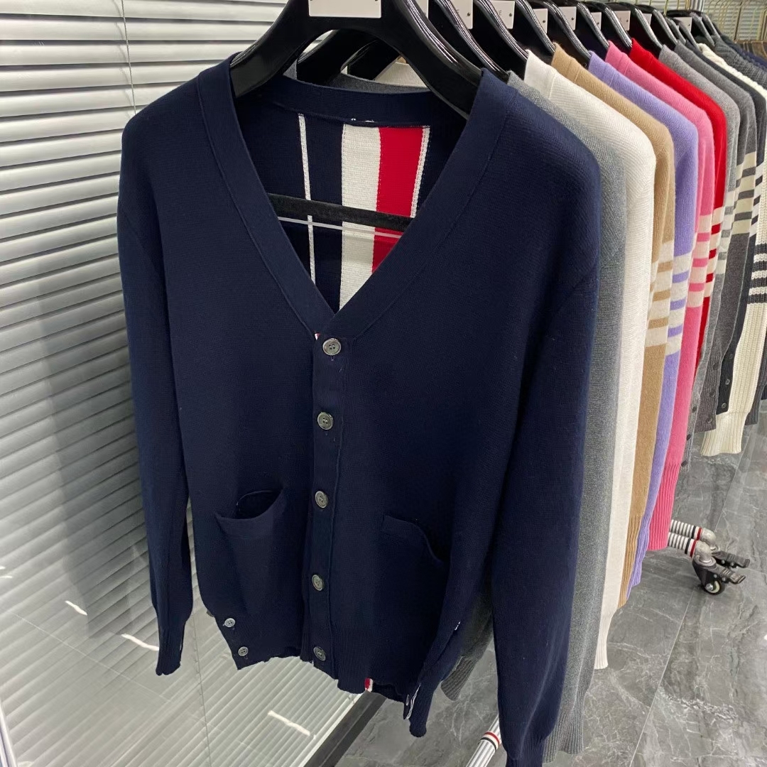  [THOM BROWNE] 톰 브라운 RWB 면 가디건 FJT032A-00050-415 (3 COLOR)