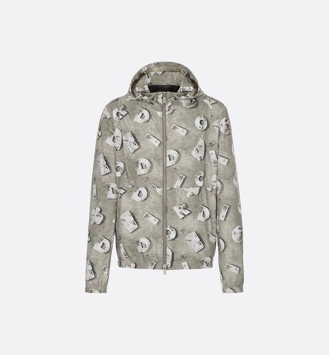  [DIOR x DANIEL ARSHAM] 디올 다니엘 아샴 로고 블루종 자켓 013C402C4859_803