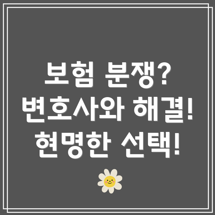 광주 보험 분쟁