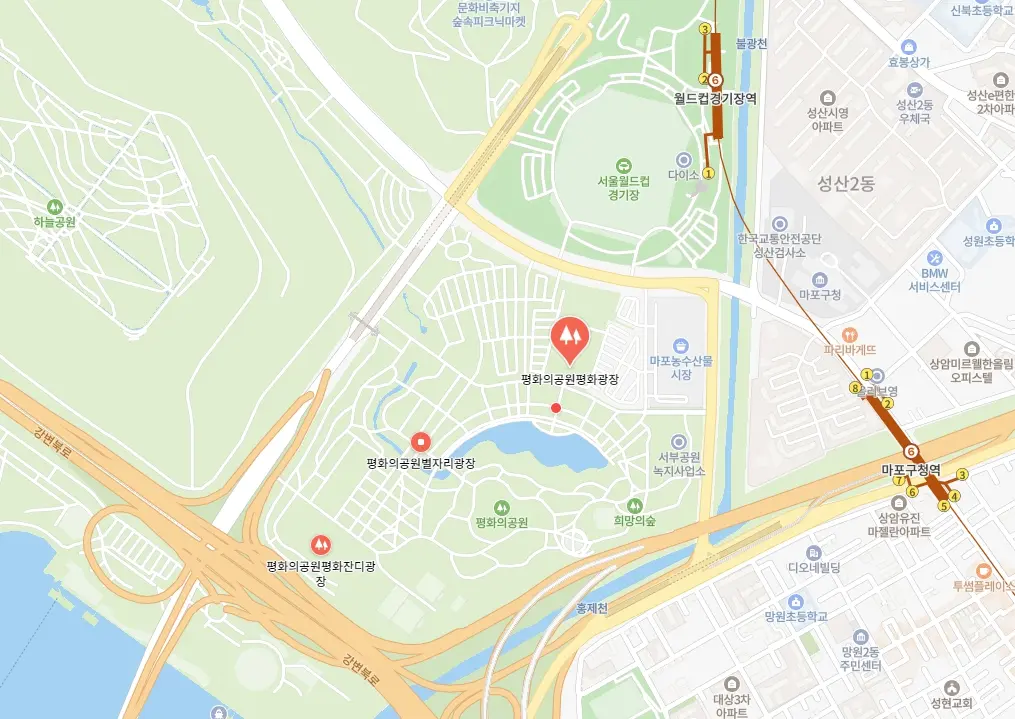 제1회-마포-서윤복-마라톤대회-대회장위치