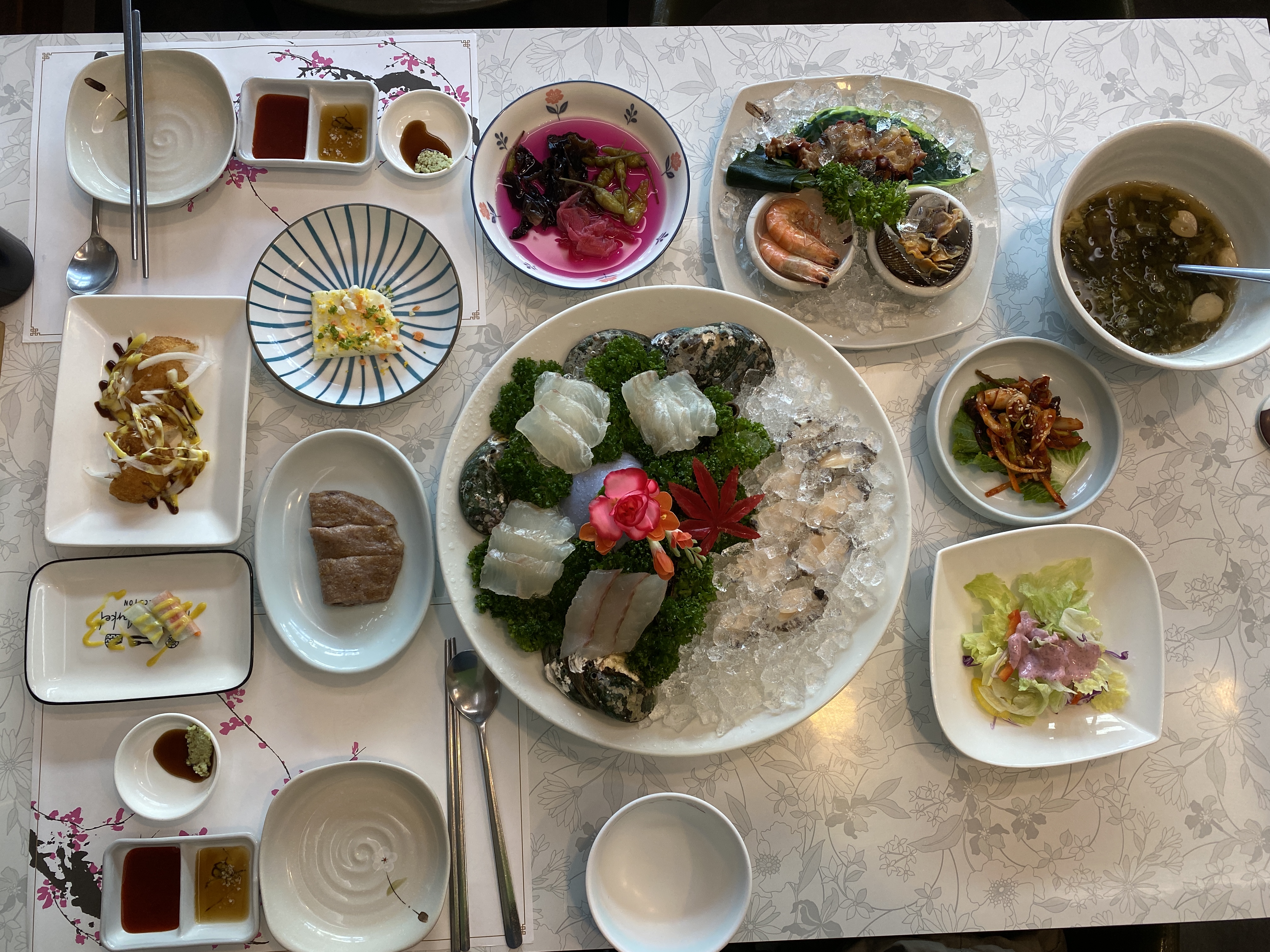  진주 혁신도시 맛집 전복궁 점심특선 진주맛집 전복회 생선회 코스요리 가격