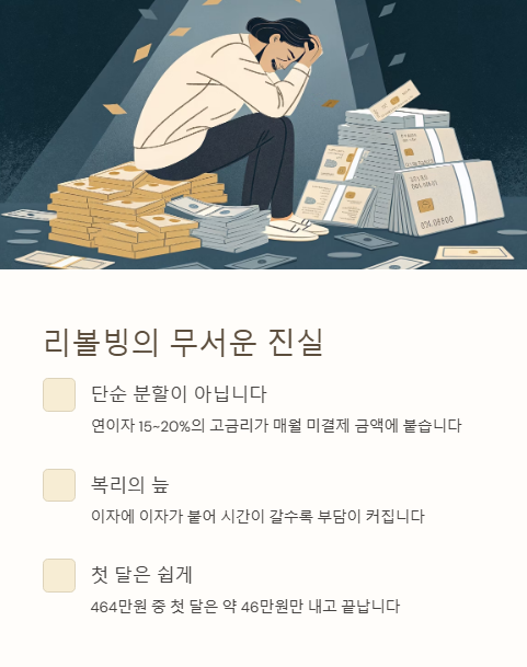 리볼빙의 무서운 진실