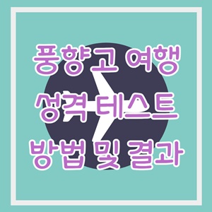 풍향고-여행-성격-테스트-결과-정보-방법-링크