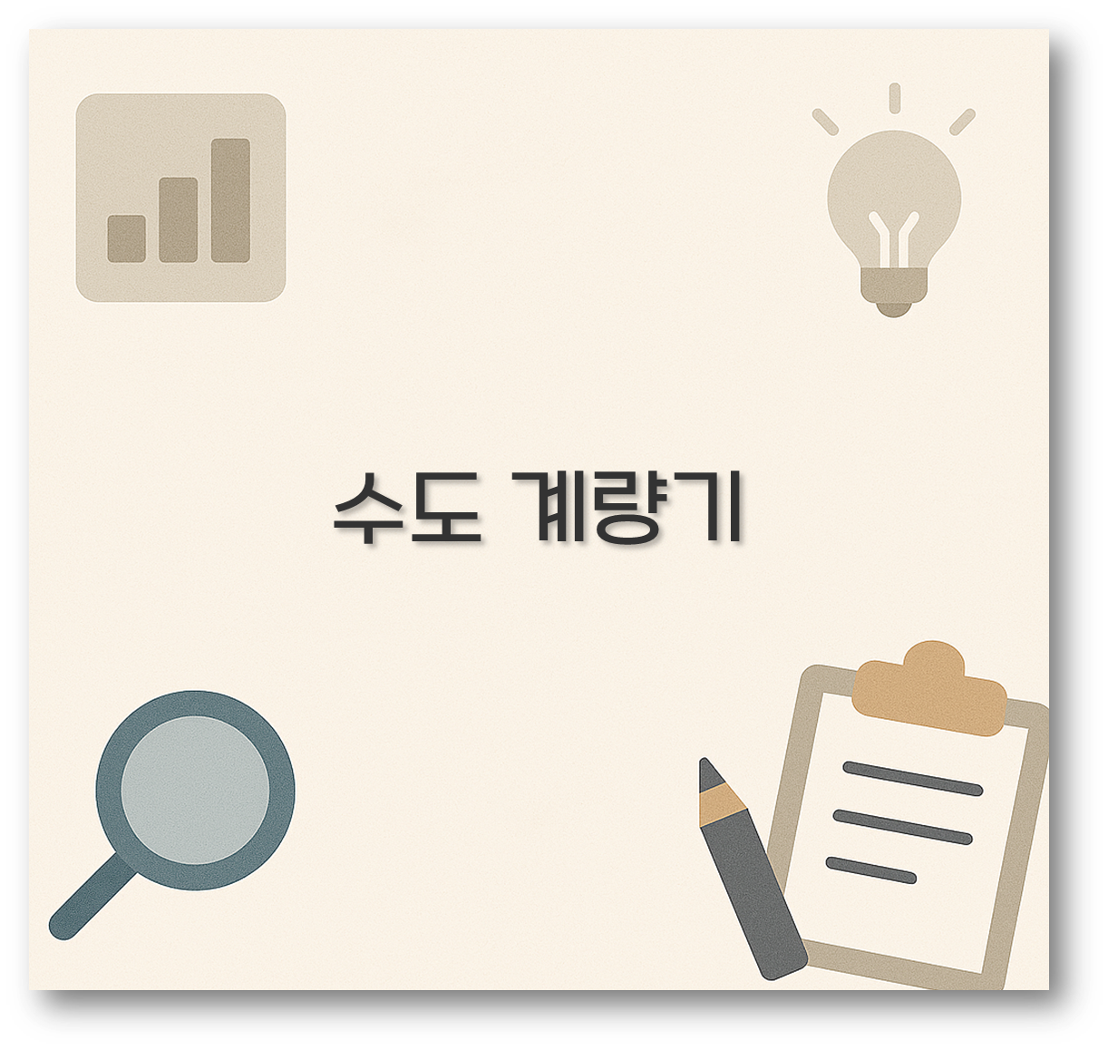 수도 계량기