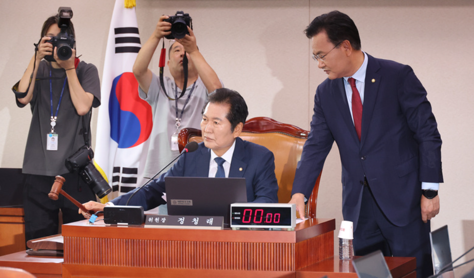  정청래 유상범 갈등과 프로필 총정리