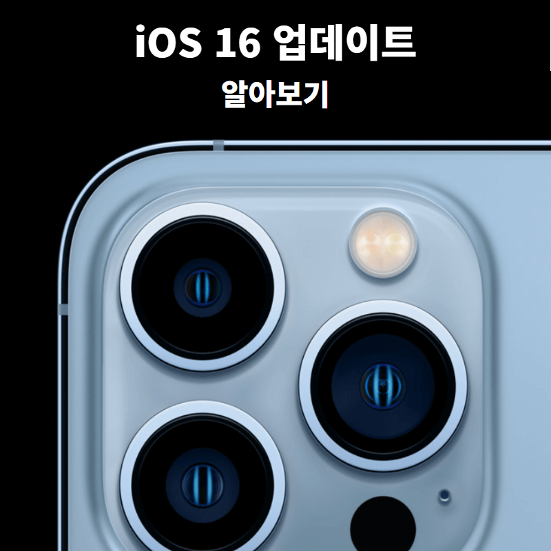 iOS 16업데이트