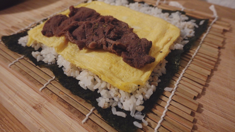 어렵지 않아. #김밥용밥간내기 김밥 이제 3