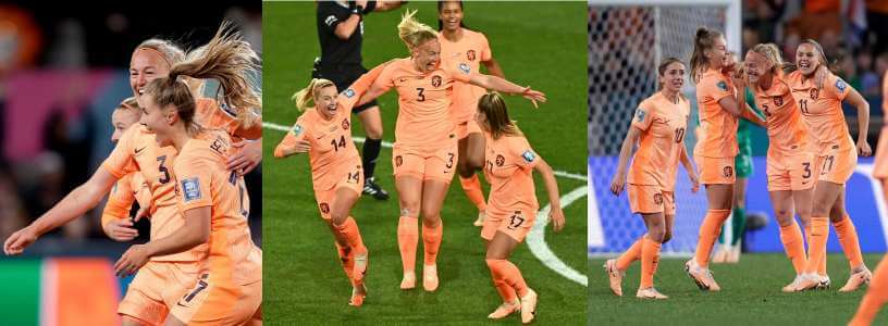 네덜란드여자축구대표팀선수들