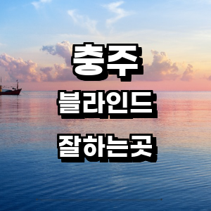 충주시 블라인드