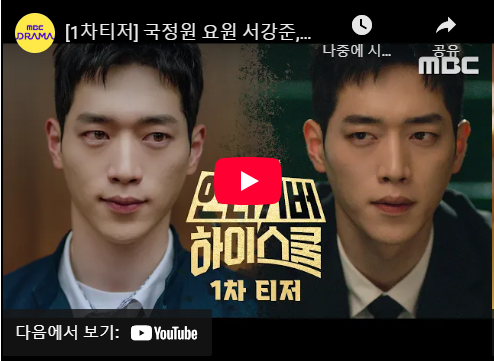 언더커버 하이스쿨 등장인물 출연진 인물관계도 기본정보 줄거리