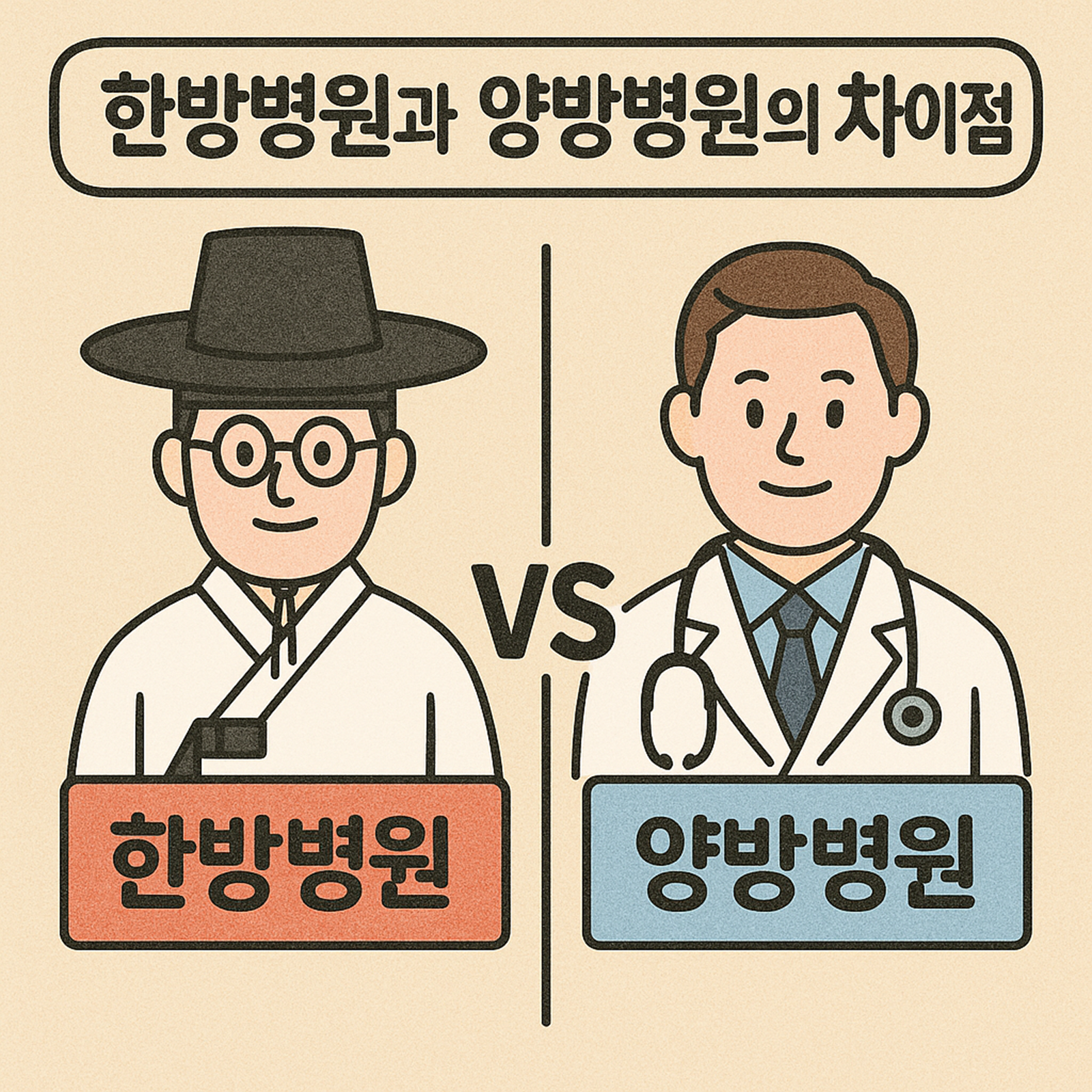 한방병원과 양방병원의 차이점