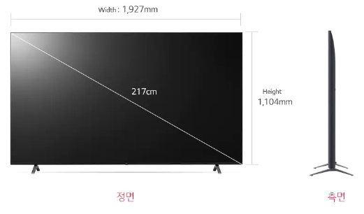 LG 86UR642S0NC 규격