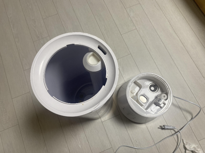 세척할 가습기통 준비