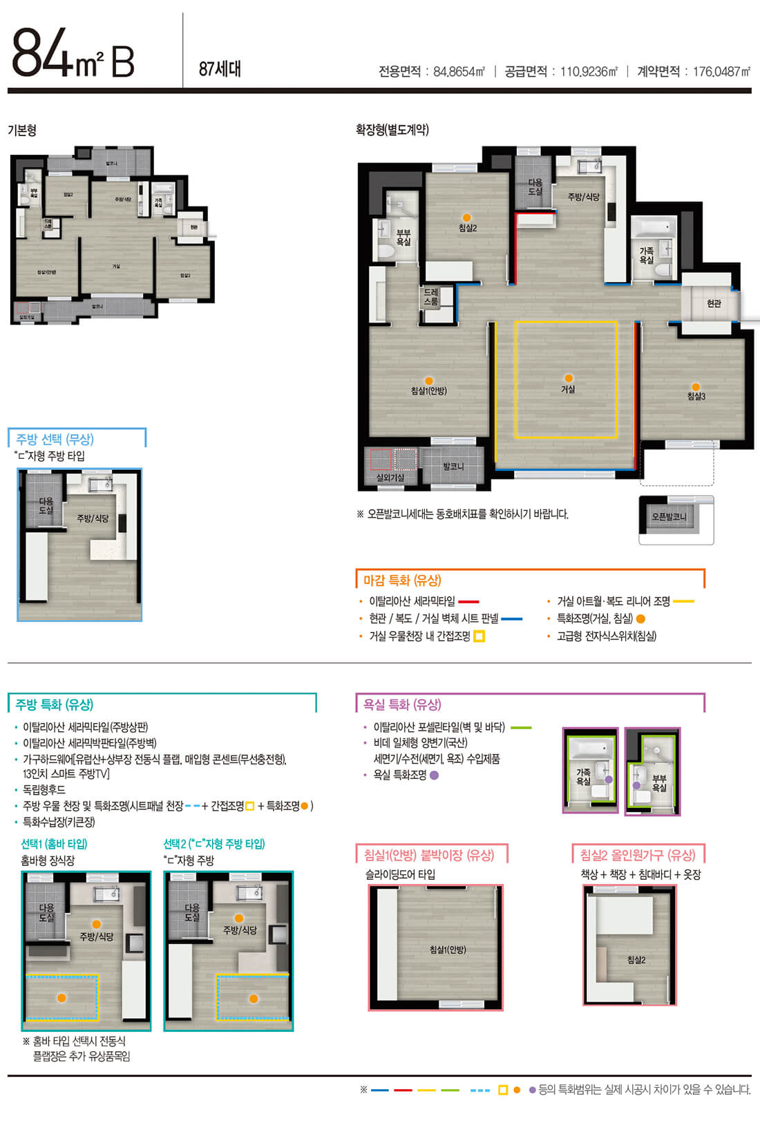 북서울자이폴라리스-주택형-84B-Type