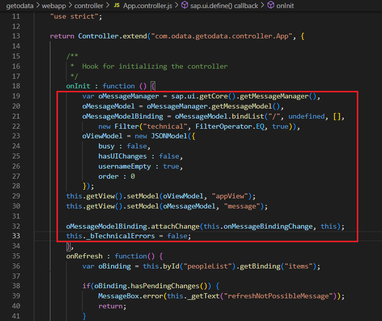  [ SAPUI5 ] / OData V4 - Create and Edit(1)