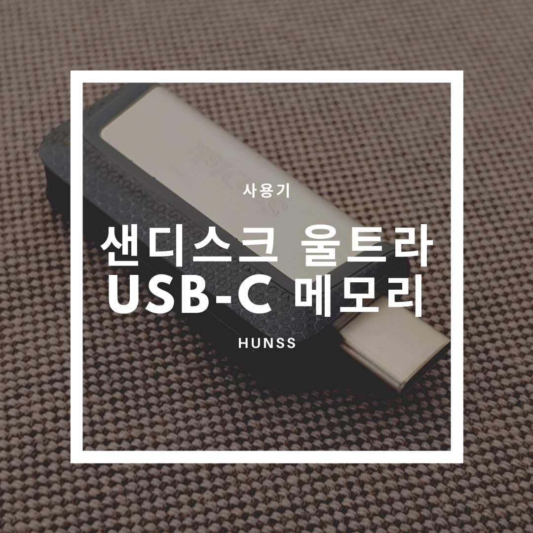  C타입 USB 메모리 - 샌디스크 울트라 듀얼 OTG 128GB