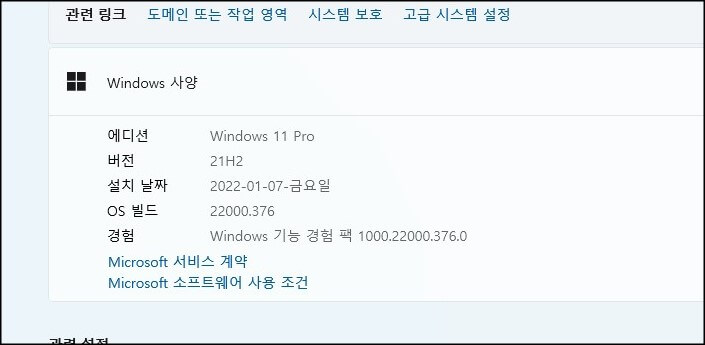 시스템-윈도우11-확인
