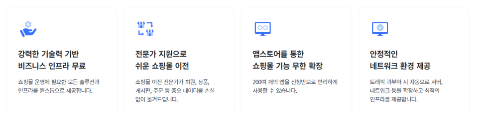 카페24쇼핑몰제작