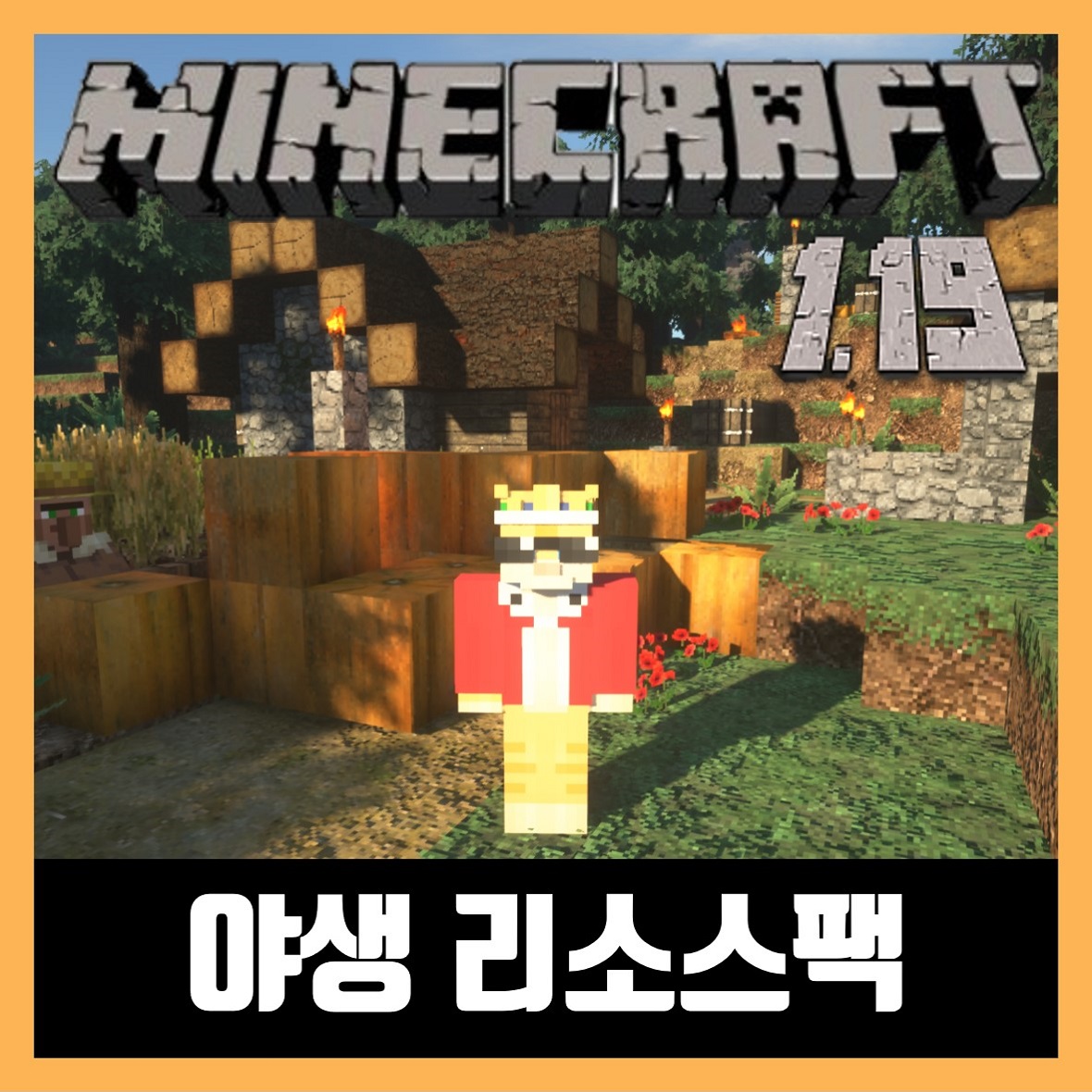  마인크래프트 1.19 야생 리소스팩 다운로드 Patrix
