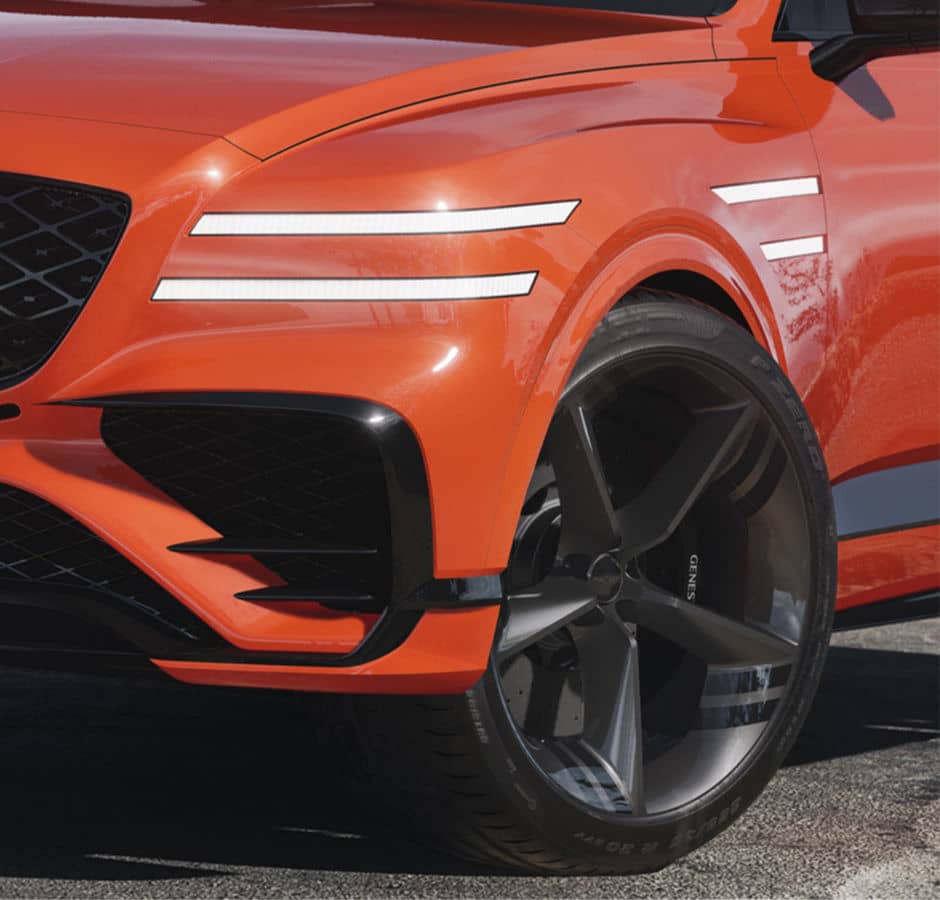 제네시스 GV80 COUPE 컨셉트카 바로보기 - undefined - PERFORMANCE-OPTIMIZED EXTERIOR 제네시스 GV80 COUPE 컨센트카 바로보기