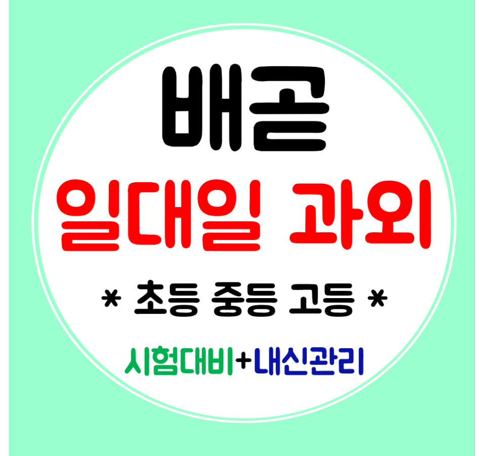  배곧 고등과외 영어 수학과외 중학생 초등 일대일 수업으로