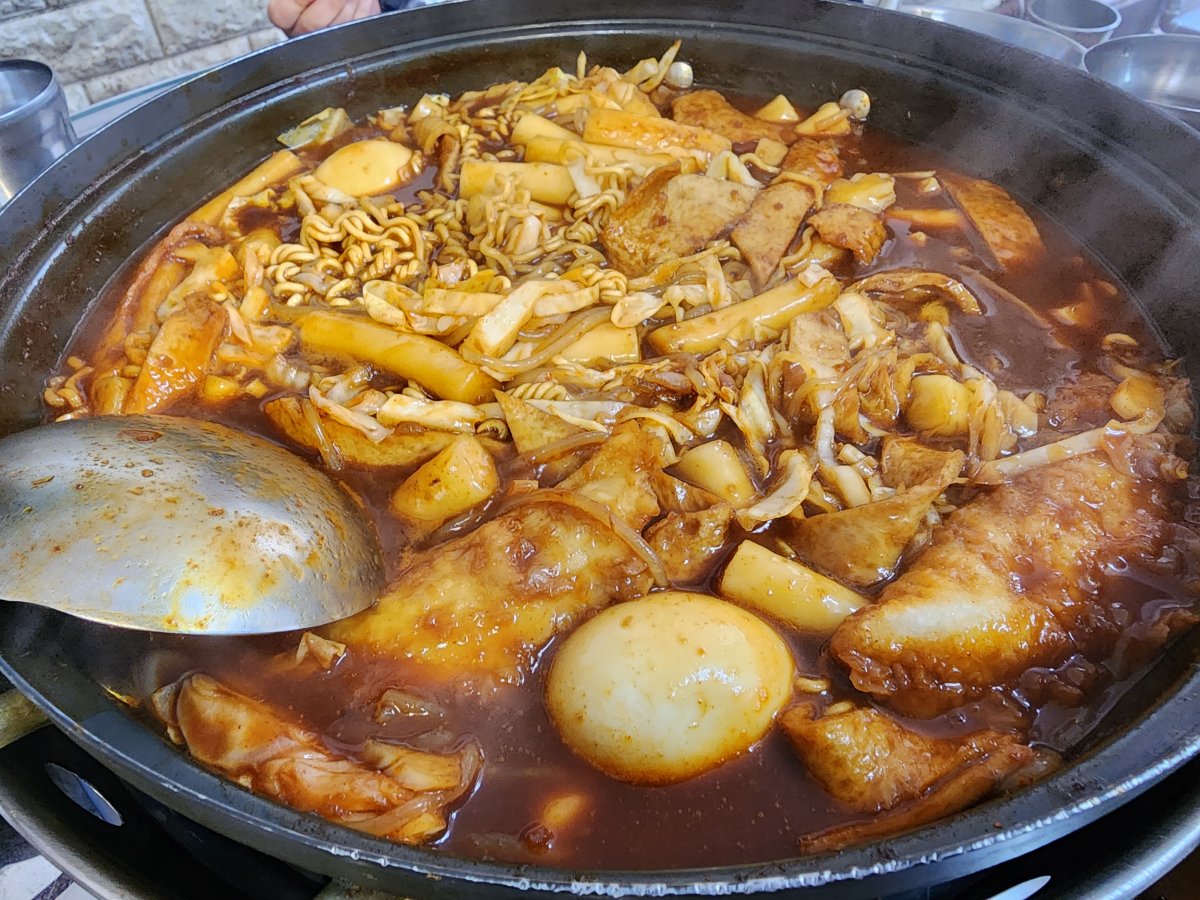 즉석떡볶이 완성사진