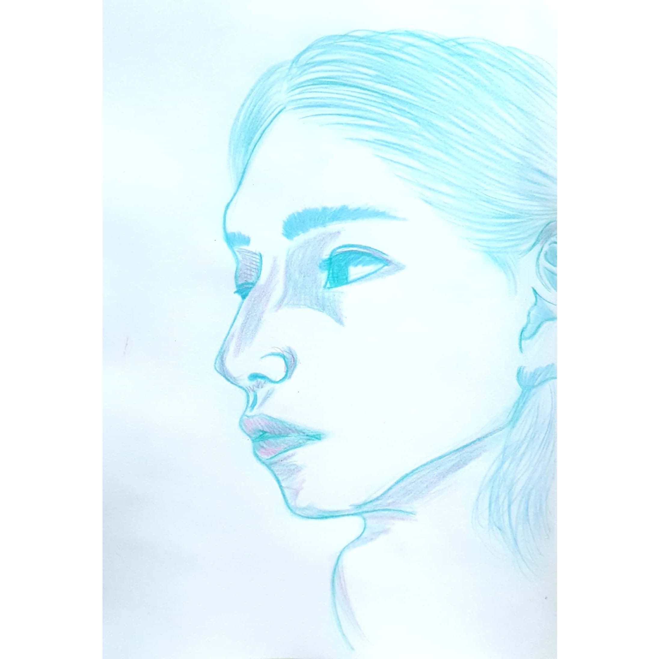  Afternoon 오후 / 일러스트레이션 그림 드로잉 / 인물화 그리기