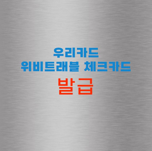 위비트래블 체크카드