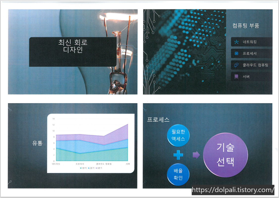 프린트 설정을 이용한 모아찍기 - 여백 없어진 모습