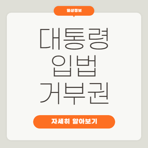 대통령 입법 거부권