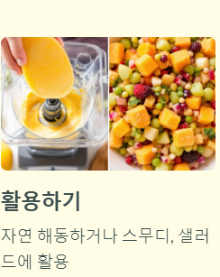 망고 활용하기