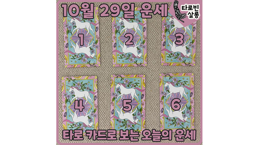  [10월 29일 운세] 타로 카드로 보는 365일 오늘의 운세