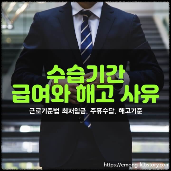 수습기간 급여와 해고 사유