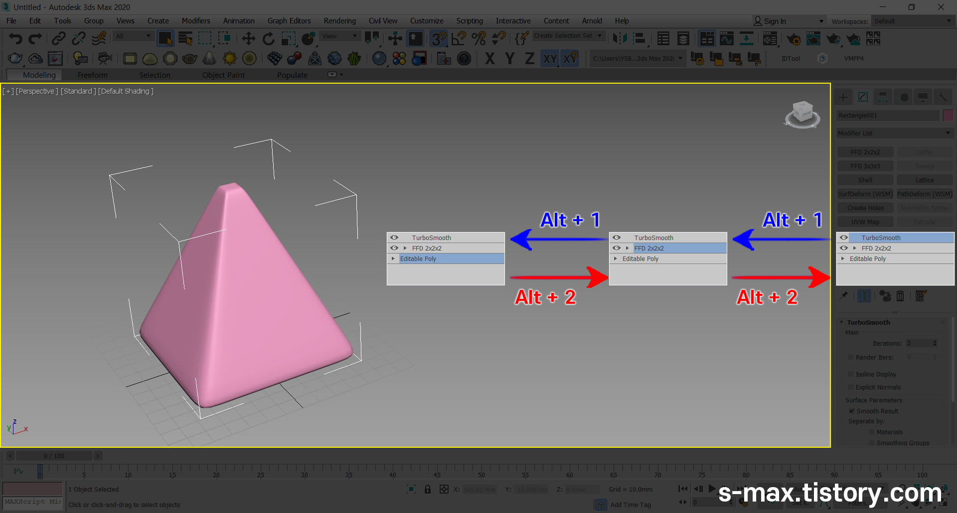  3dmax - 단축키 - 실무에서 작업시간 단축을 위한 - Short key