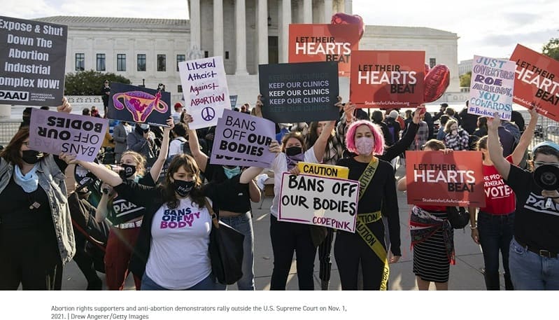 [속보] 미 연방대법&#44; 낙태권리 뒤집는다 VIDEO: [Breaking News] Supreme Court has voted to overturn abortion rights&#44; draft opinion shows