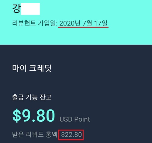  앱테크 추천 온라인 부업 리뷰헌트에서 달러 모아 치킨 먹어요