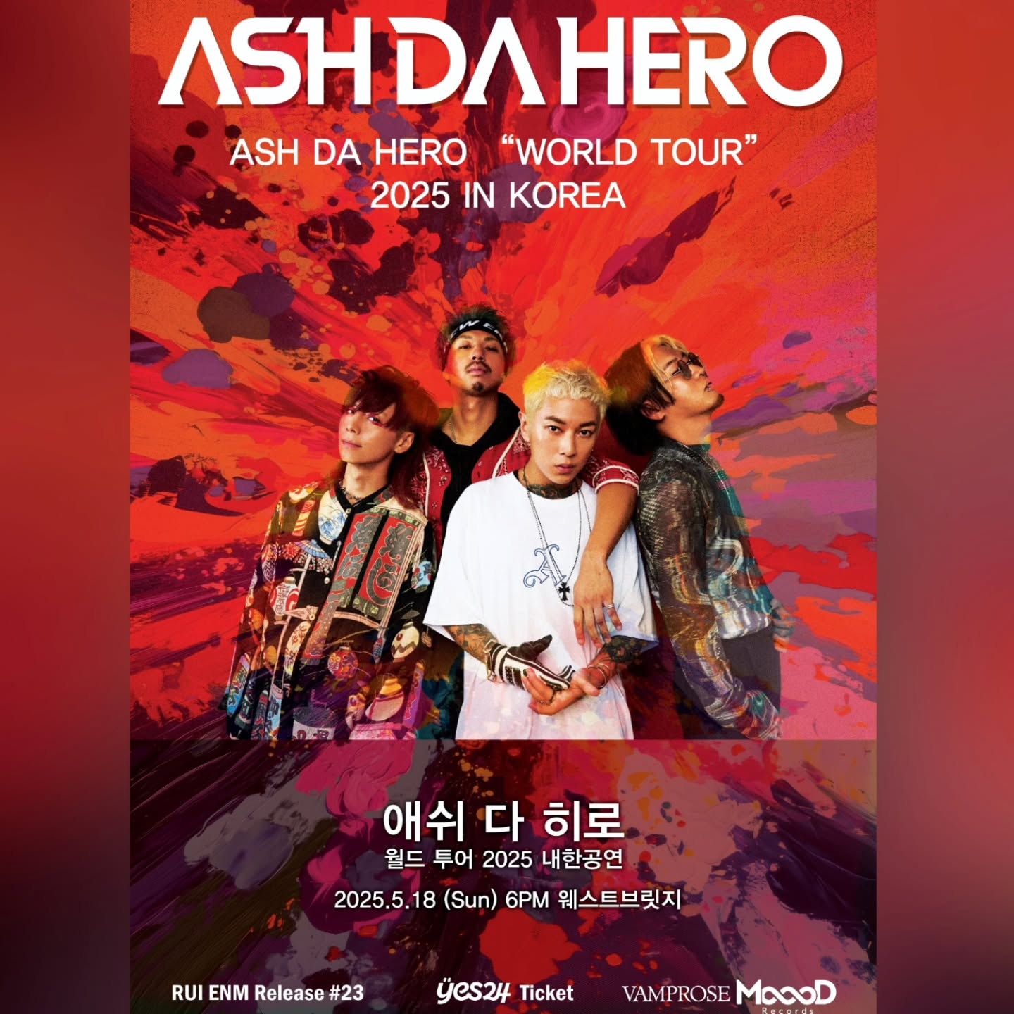 ASH DA HERO “WORLD TOUR” 2025 IN KOREA