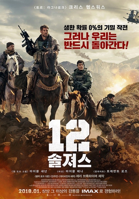  12솔져스 : 12명의 스페셜포스로 5만대군을 쓸어버리는 클라스