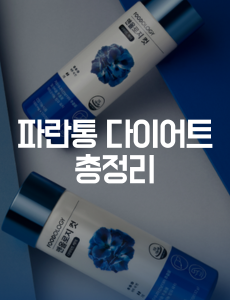 파란통 다이어트 총정리 (리뷰, 효과, 섭취방법 등)