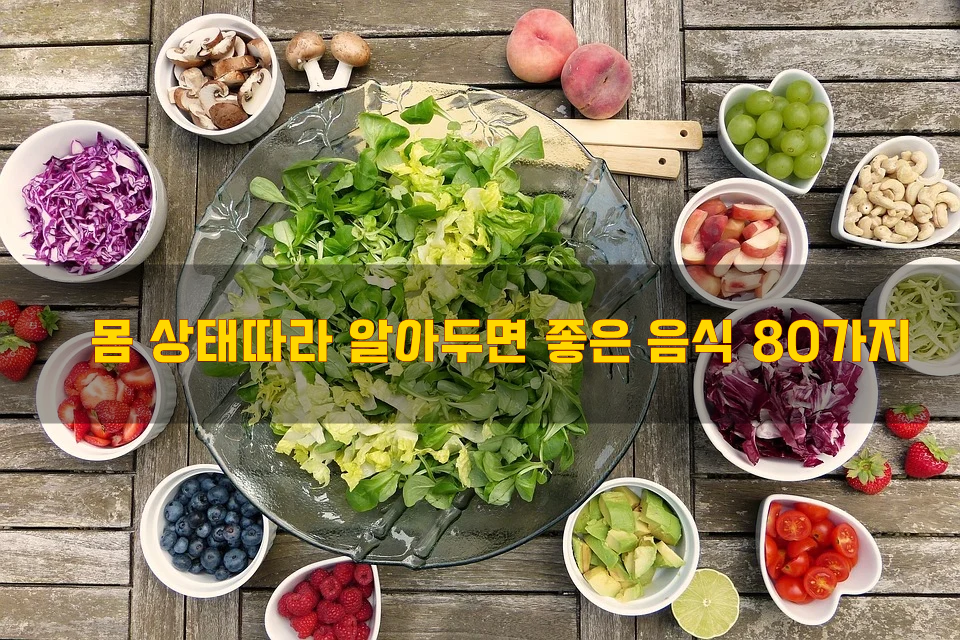  몸 상태따라 알아두면 좋은 음식 80가지