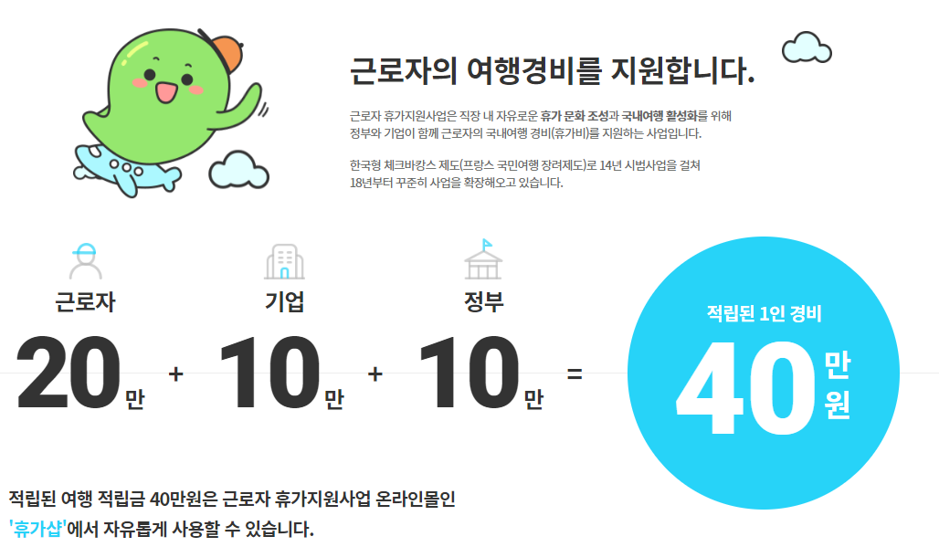  근로자 휴가 지원 사업 총 정리